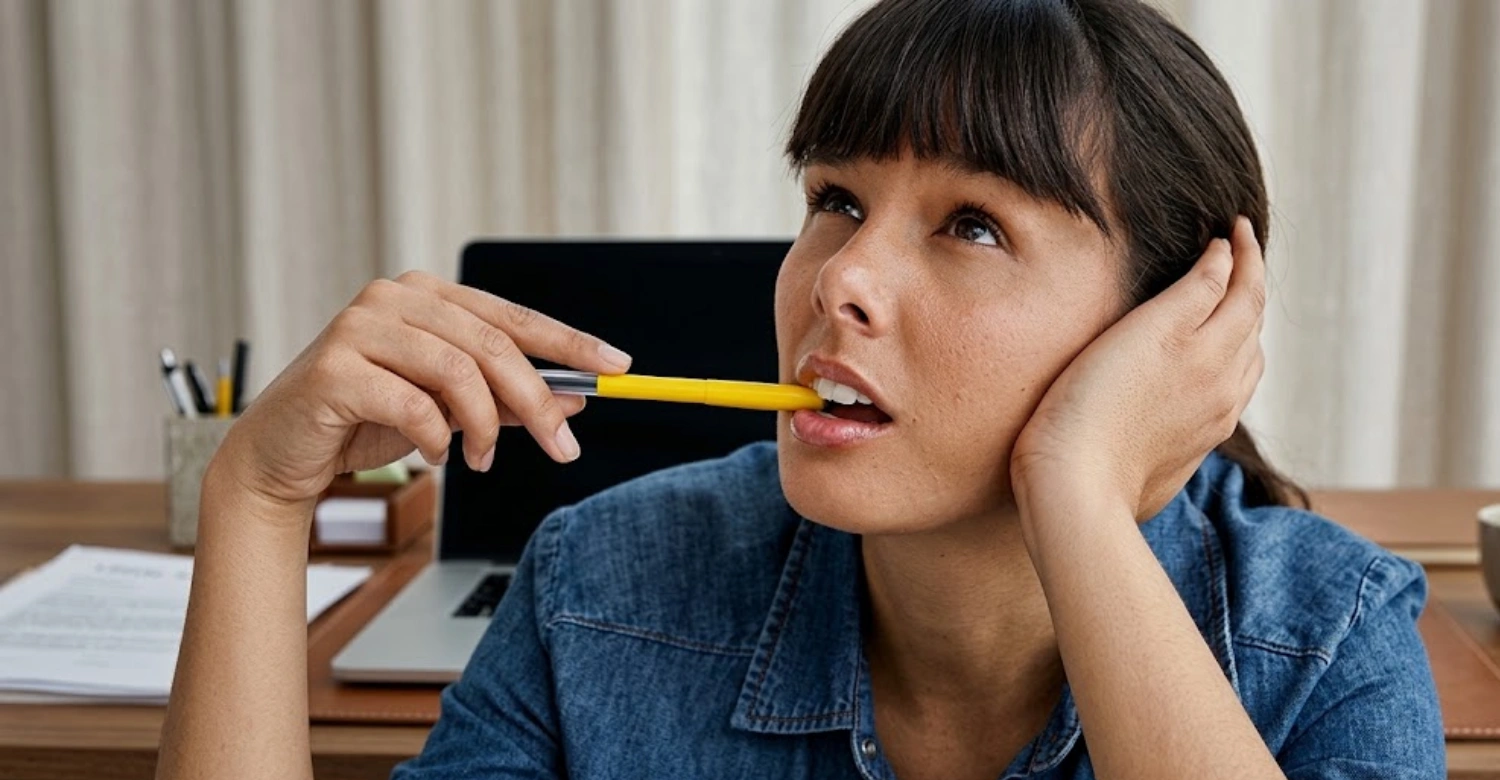 chewing pens bad for teeth 2